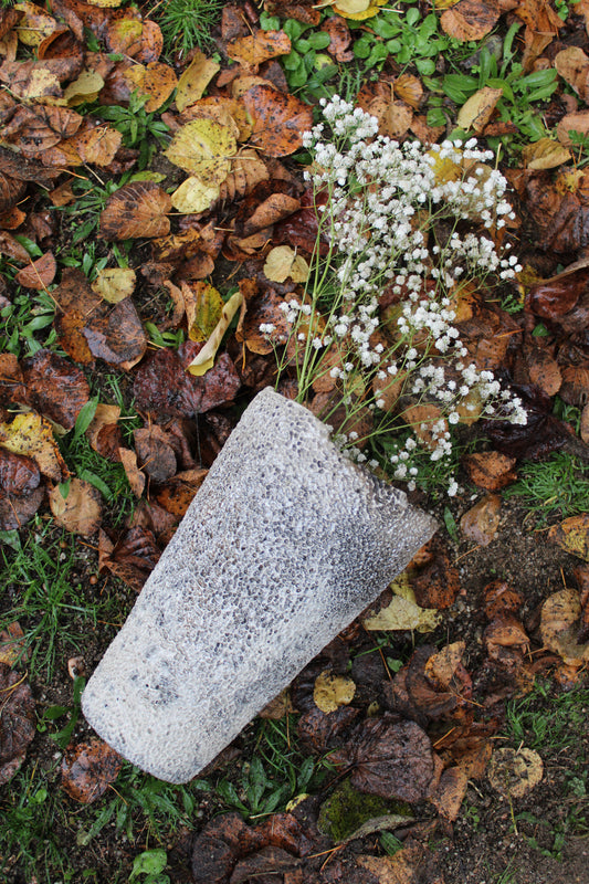 Vase en raku